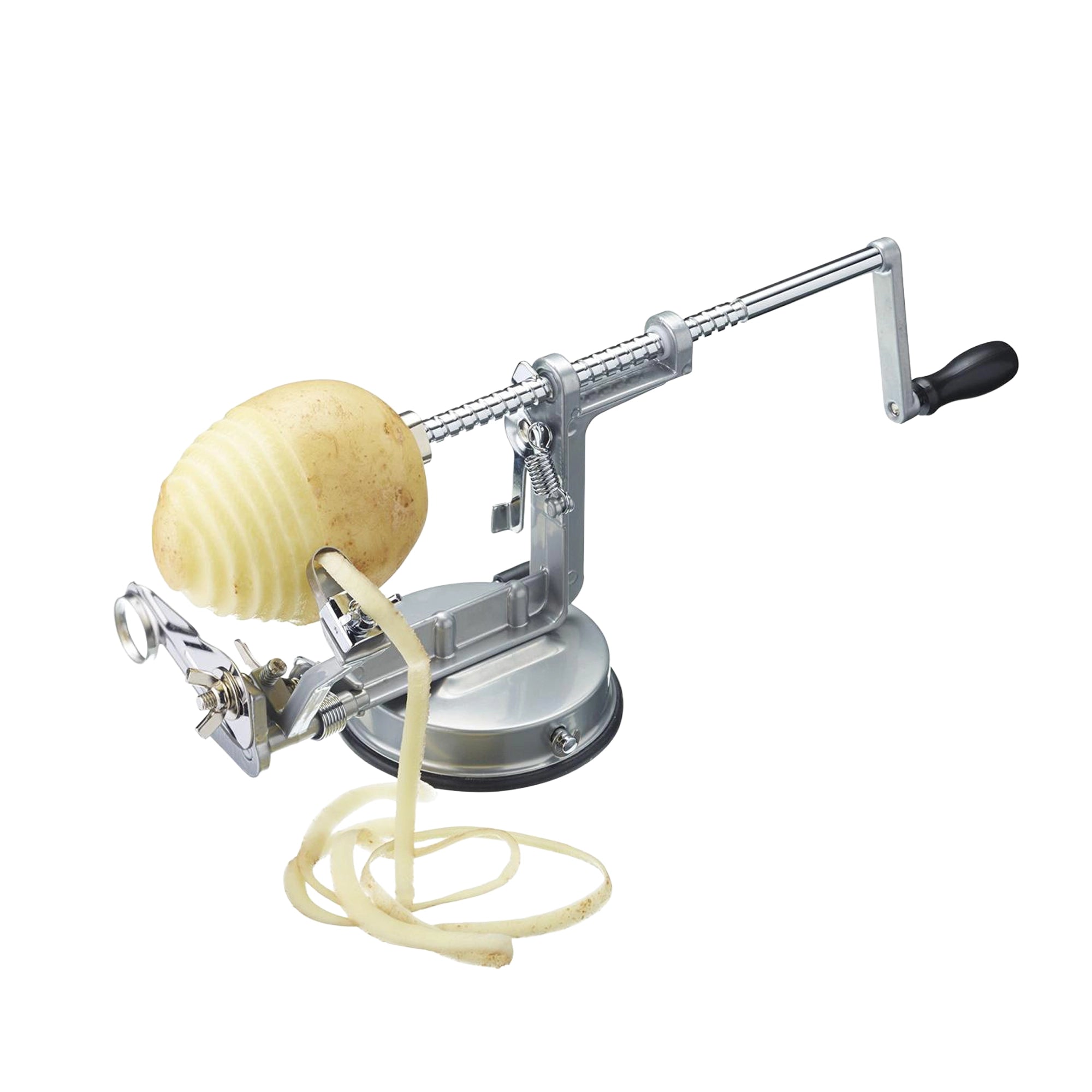Le Pratique - Appelschiller Schilmachine - Schillen, Ontklokken en Appelsnijder in een - detail miniatuur