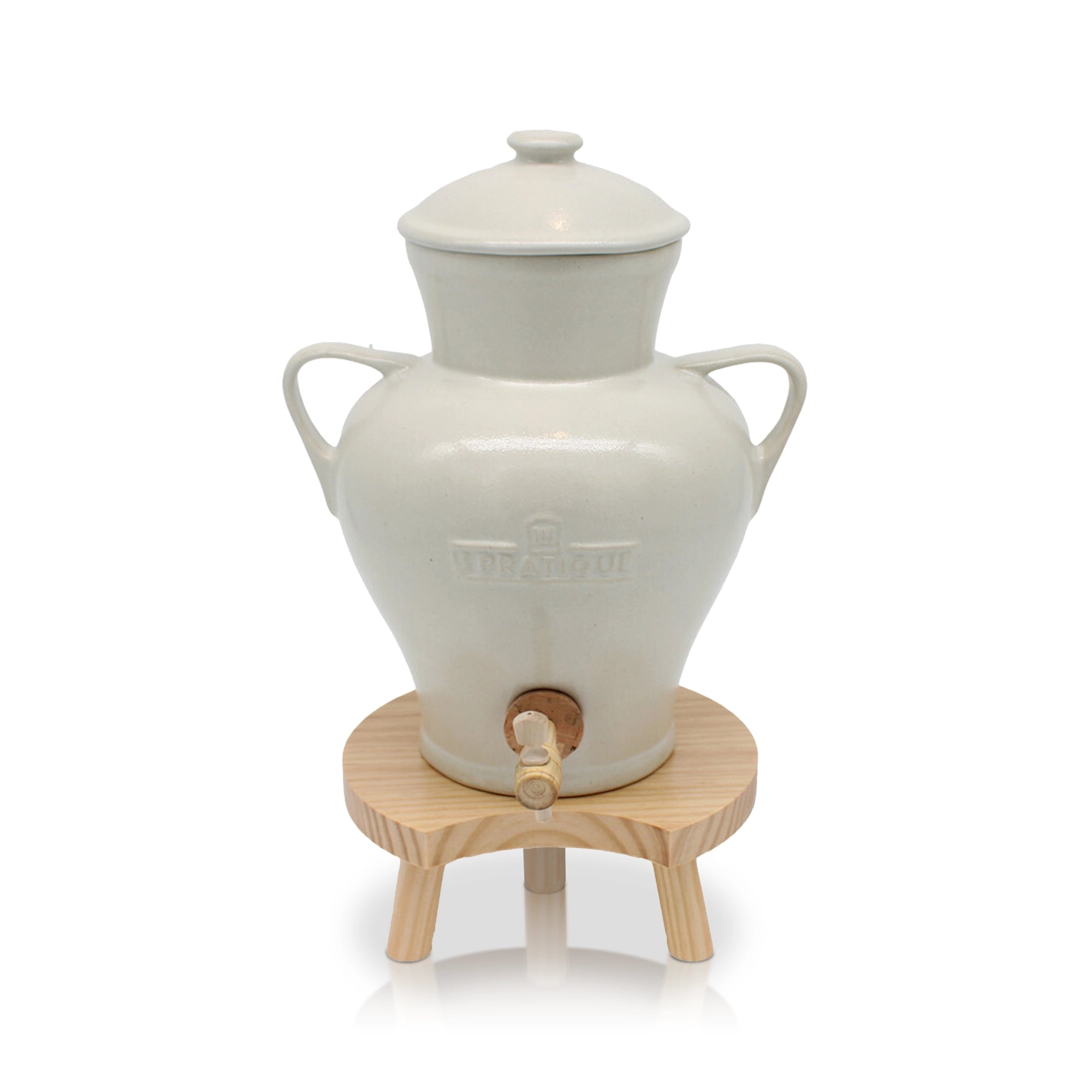 Le Pratique - Ambachtelijke Olie en Azijnkruik - Azijnvat - vinaigrier 2,5 liter - productfoto miniatuur
