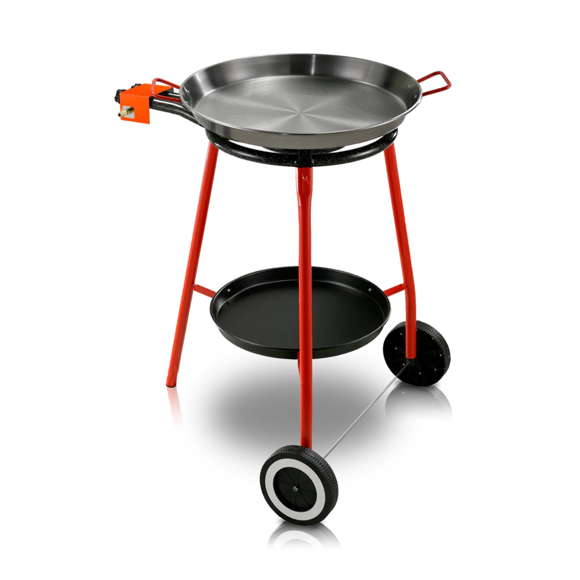 Le Pratique - Paellapan Andreu 6-12 personen - 46cm met Gasbrander - Hoog Model - productfoto miniatuur