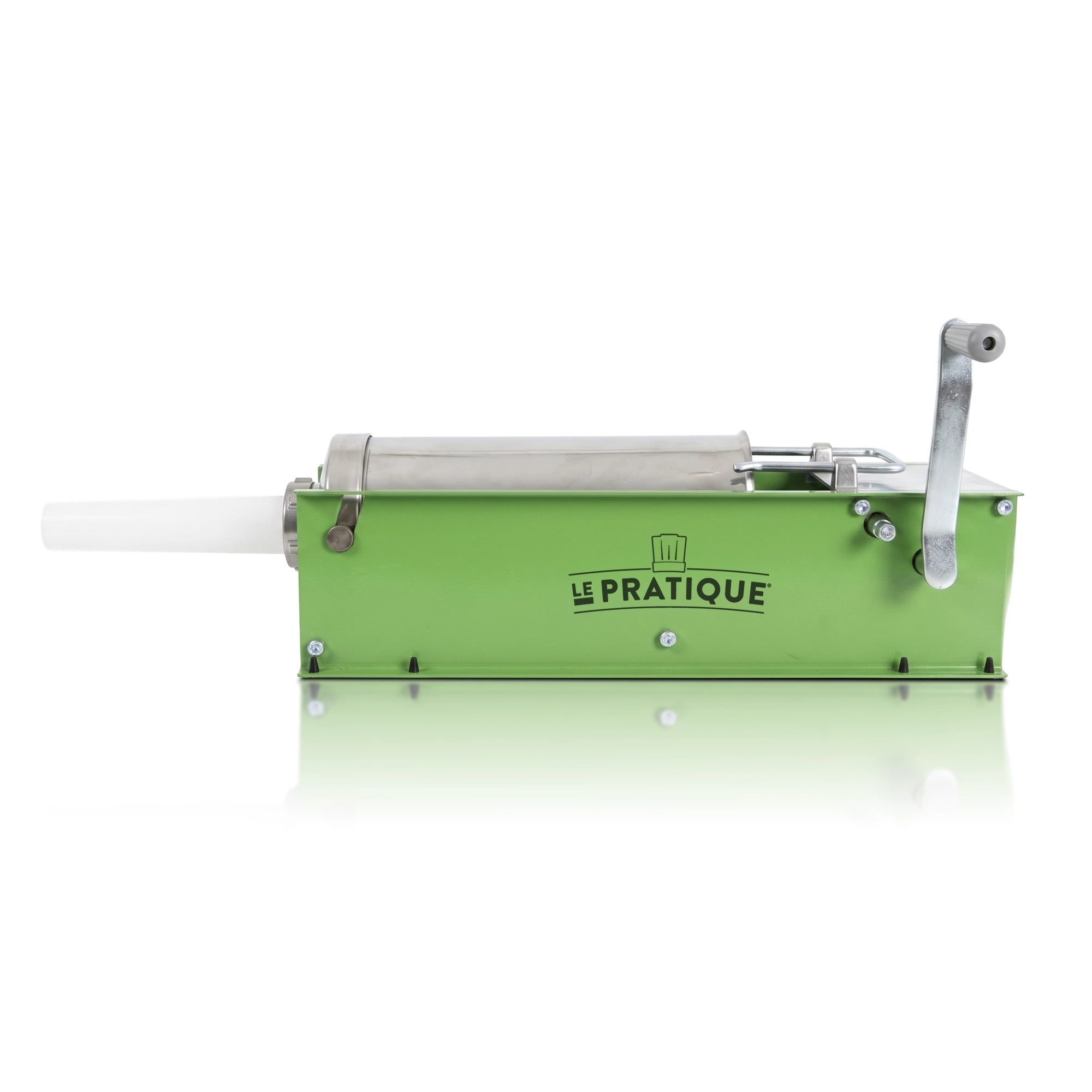 Le Pratique - Worstenvuller Horizontaal 5L - RVS cilinder 2 snelheden - productfoto