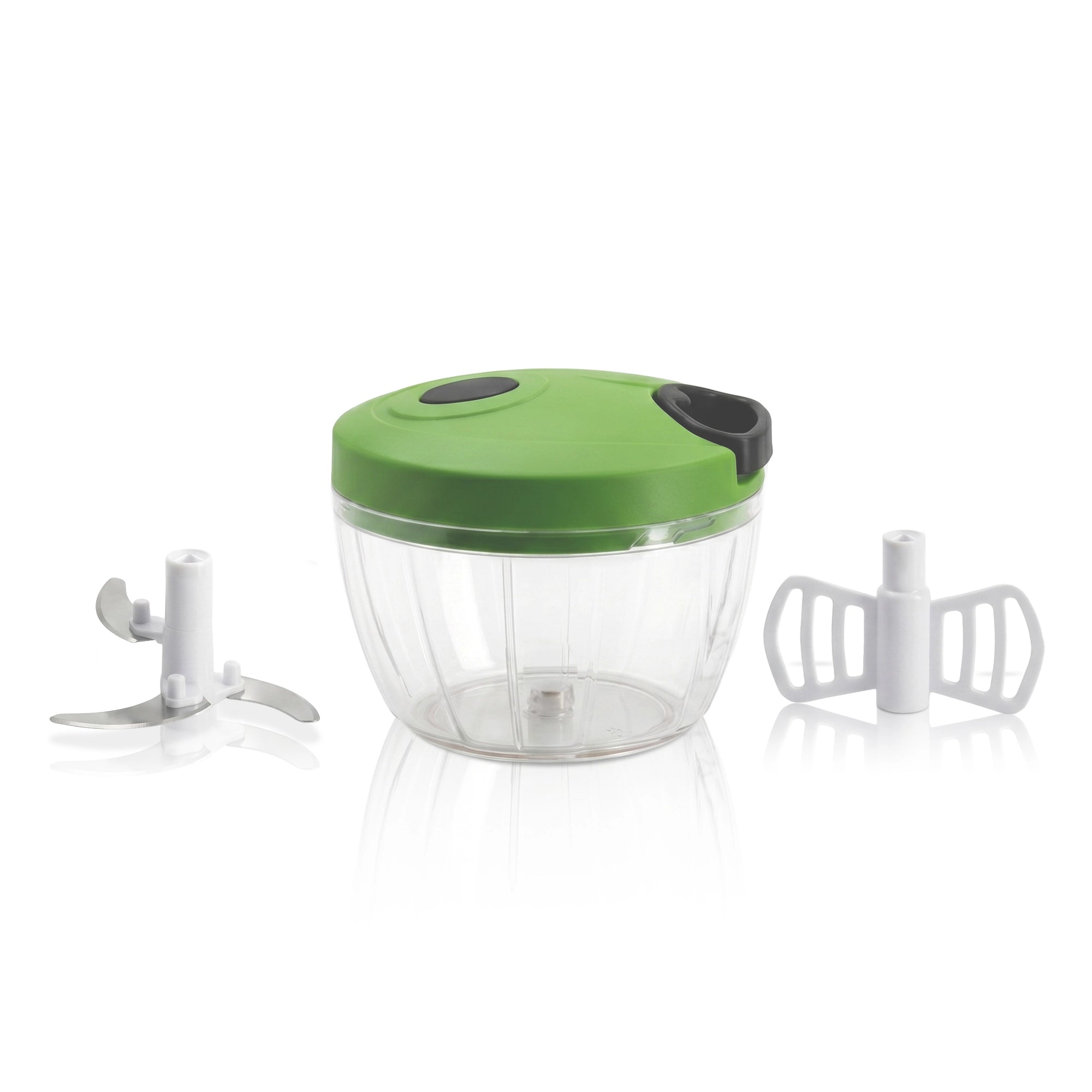Le Pratique - Chopper - Mini hakmolen met trekkoord 400ml - RVS messen - productfoto miniatuur