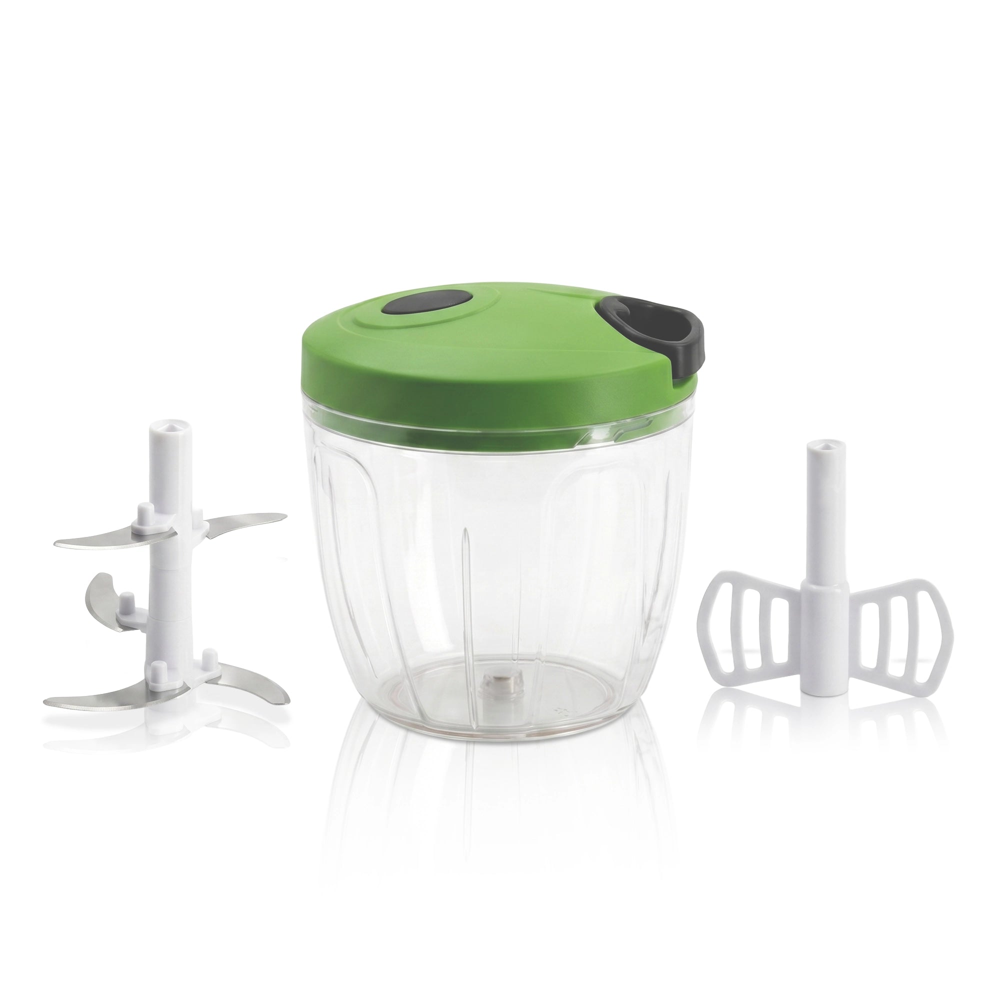 Le Pratique - Chopper - Hakmolen met trekkoord 900ml - RVS messen - productfoto miniatuur