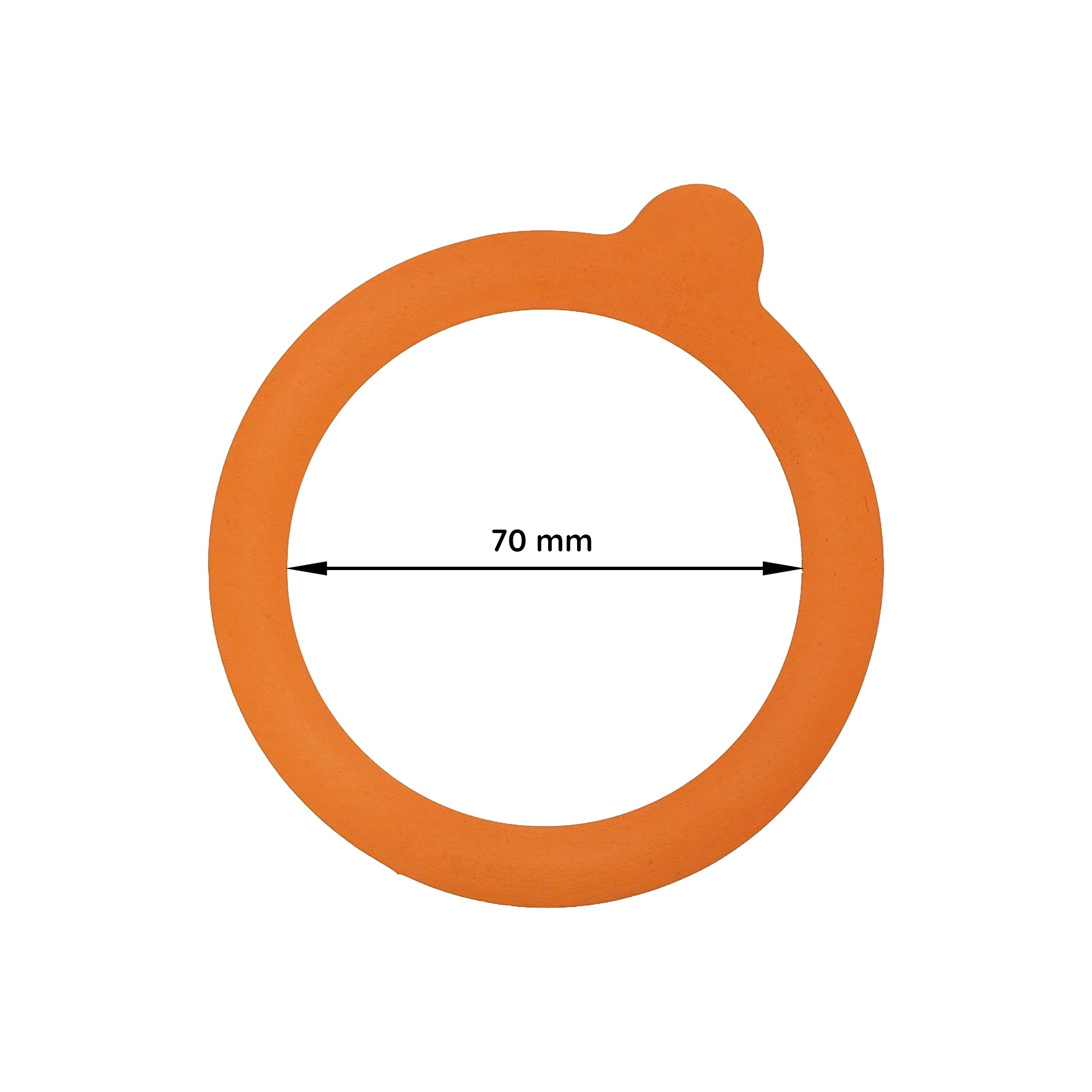 Le Pratique - Universele Rubberringen voor Weckpot - 70mm - Set van 10 - detail