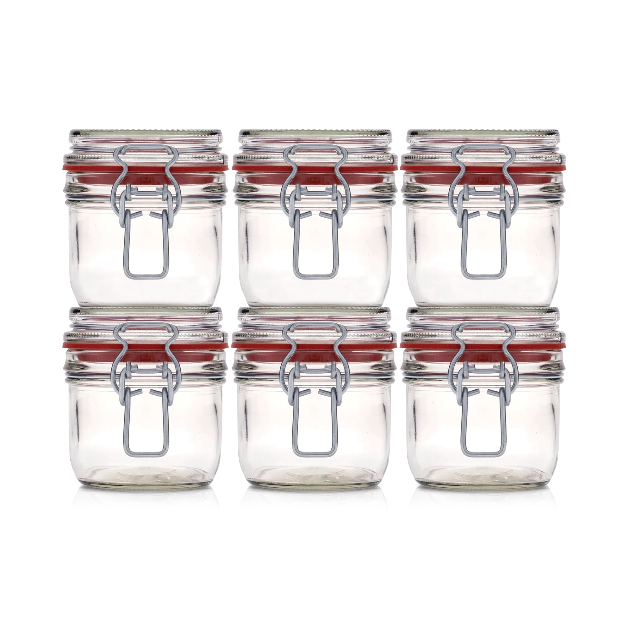 Le Pratique - Weckpot - 6x0,2 Liter - Set van 6 Beugelpotten 200ml - set van 6 - productfoto miniatuur
