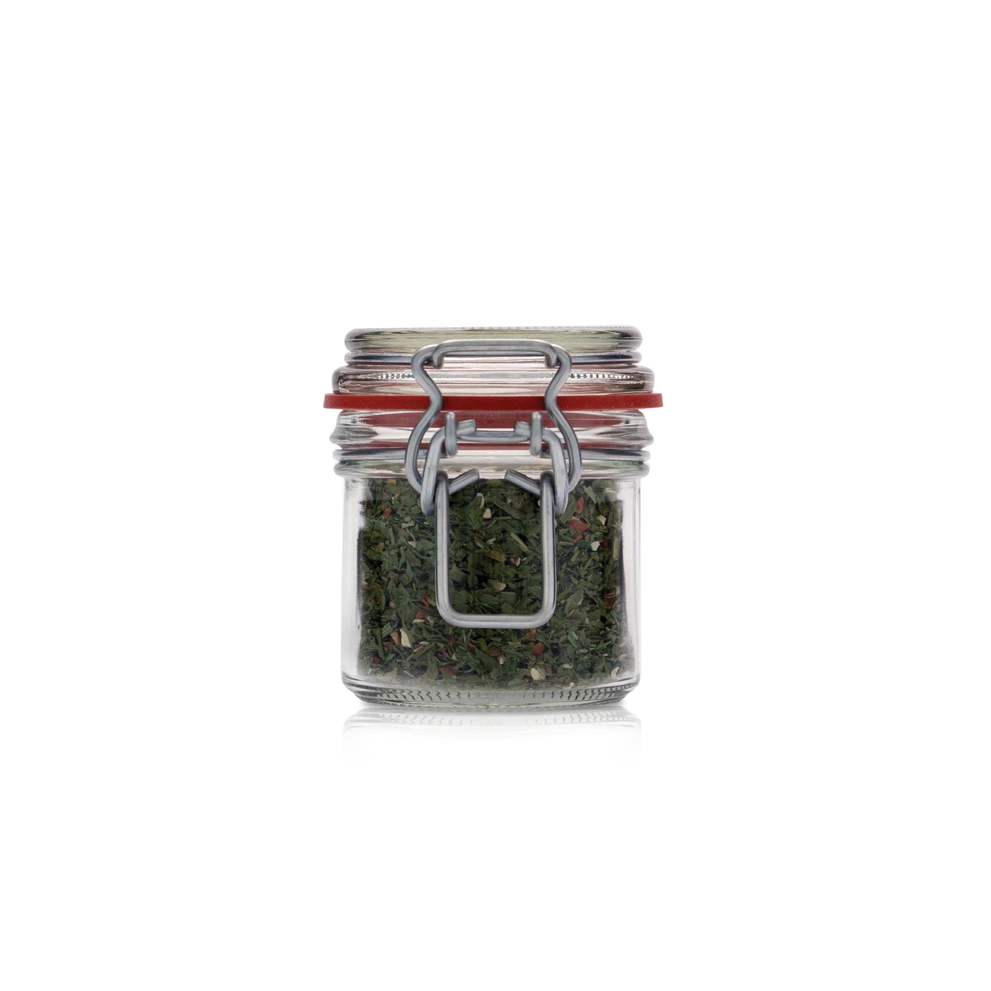 Le Pratique - Weckpotje - 0,125 Liter - Rond 125ml - gevuld miniatuur