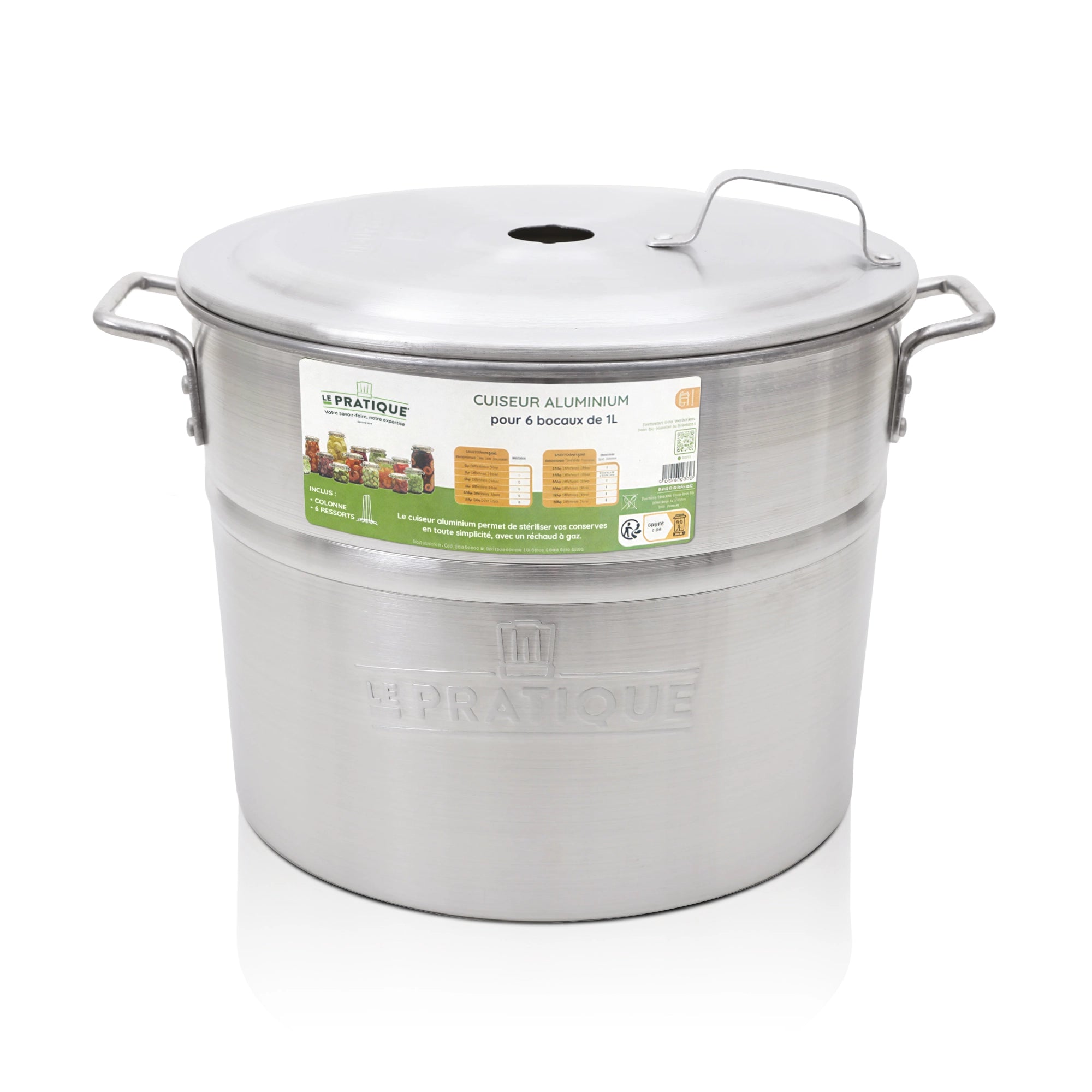 Le Pratique - Inmaakketel - Inmaakpan - 26 liter - Aluminium - productfoto miniatuur