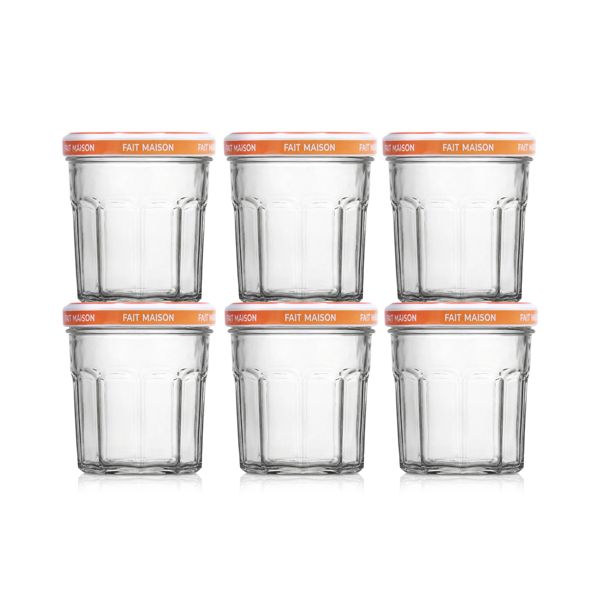 Le Pratique - Inmaakpotten - Jampotten 6x200ml - 70mm - Set van 6 - set van 6 - productfoto 1 miniatuur