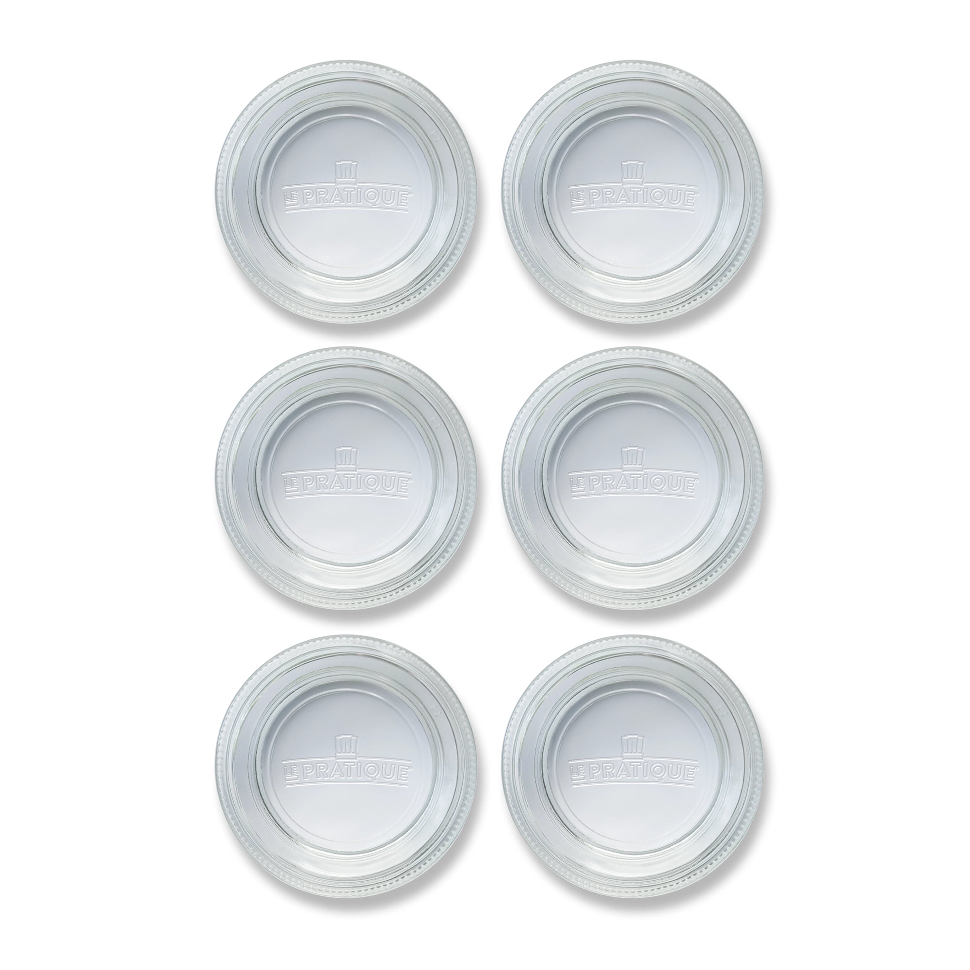 Le Pratique - Glazen Fermentatiegewichten - 6 stuks - 70mm - set van 6 - productfoto 1 miniatuur